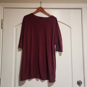 Women's Burgundy Tunic